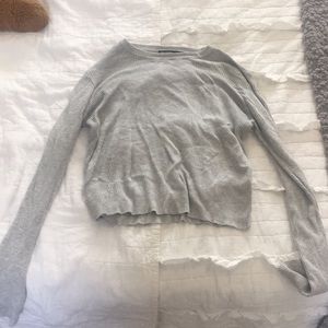 Long sleeve crop top